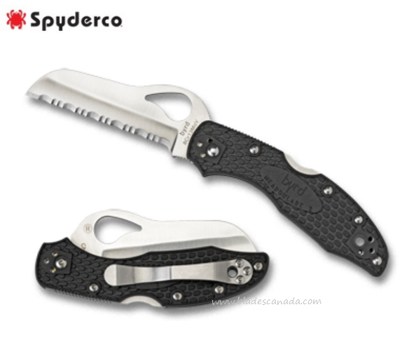 Byrd Meadowlark Rescue, FRN Black, by Spyderco, BY19SBK2