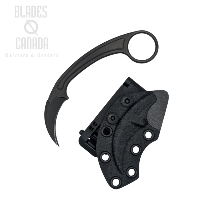 Bastinelli Pika Karambit Fixed Blade Knife, N690Co, Kydex Sheath, BC-12B