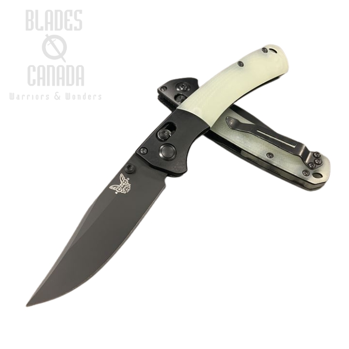 (image for) Benchmade Hunt Mini Crooked River Folding Knife, 20CV, G10 Jade, 15085CU2