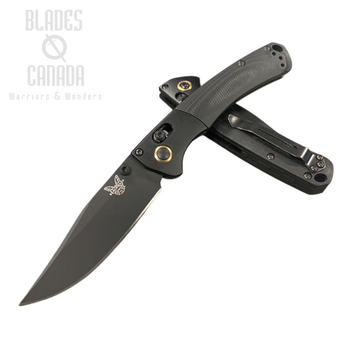 (image for) Benchmade Hunt Mini Crooked River Folding Knife, 20CV, G10 Black, 15085CU6