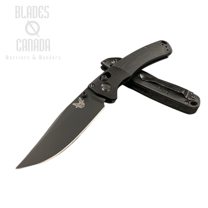 (image for) Benchmade Hunt Mini Crooked River Folding Knife, S90V, G10 Black, 15085CU8