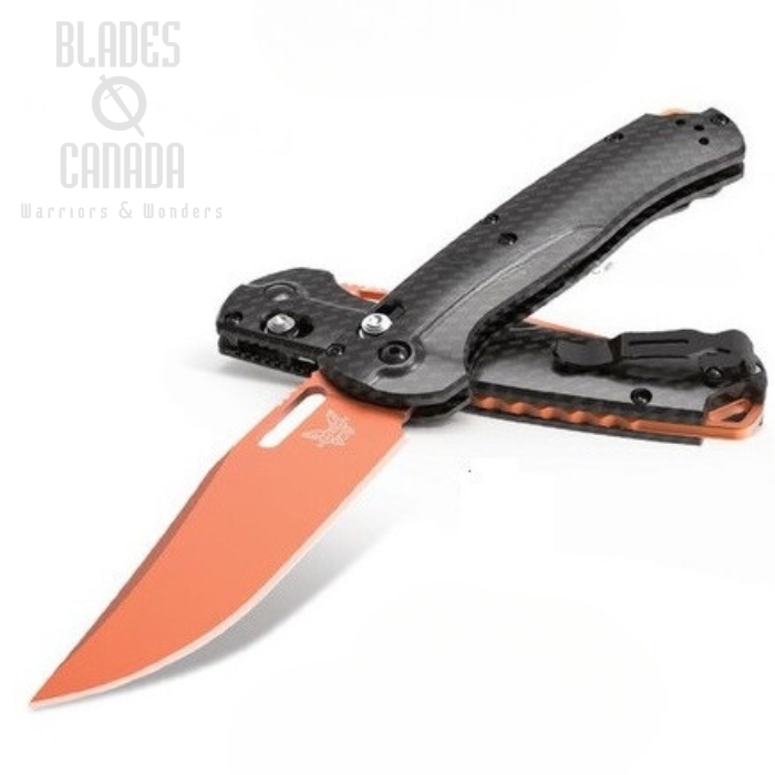 Benchmade Taggedout Folding Knife, CPM MagnaCut, Carbon Fiber, 15535OR-01 (image for) Benchmade Taggedout Folding Knife, CPM MagnaCut, Carbon Fiber, 15535OR-01