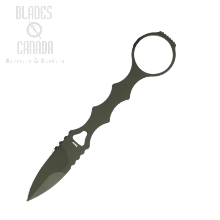 (image for) Benchmade Mini SOCP Dagger Fixed Blade Knife, 440C Olive, Kydex Sheath, 177GN