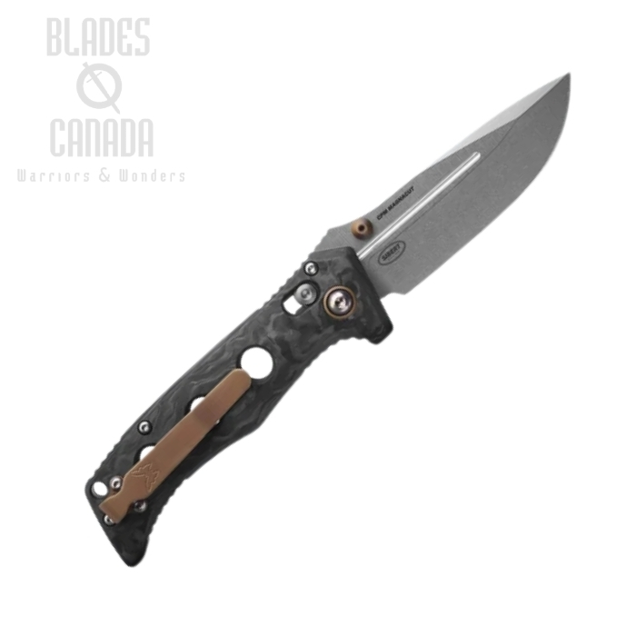 (image for) Benchmade Mini Adamas Folding Knife, CPM MagnaCut, Carbon Fiber, 273-03