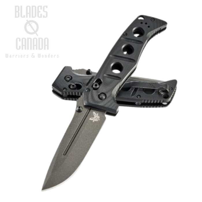 (image for) Benchmade Adamas Folding Knife, CPM CruWear, G10 Black, 275GY-1