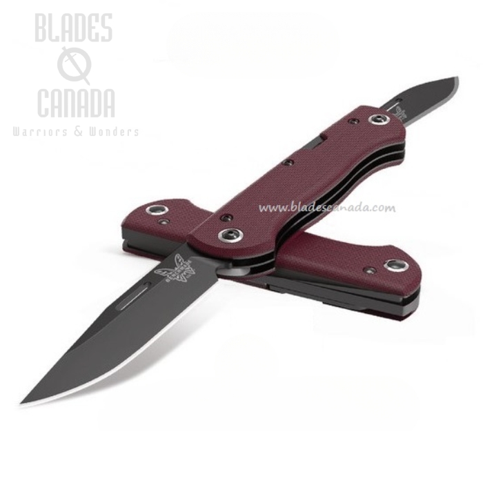 (image for) Benchmade Weekender Slipjoint Folding Knife, S90V Steel, Canvas Micarta, 317BK-02