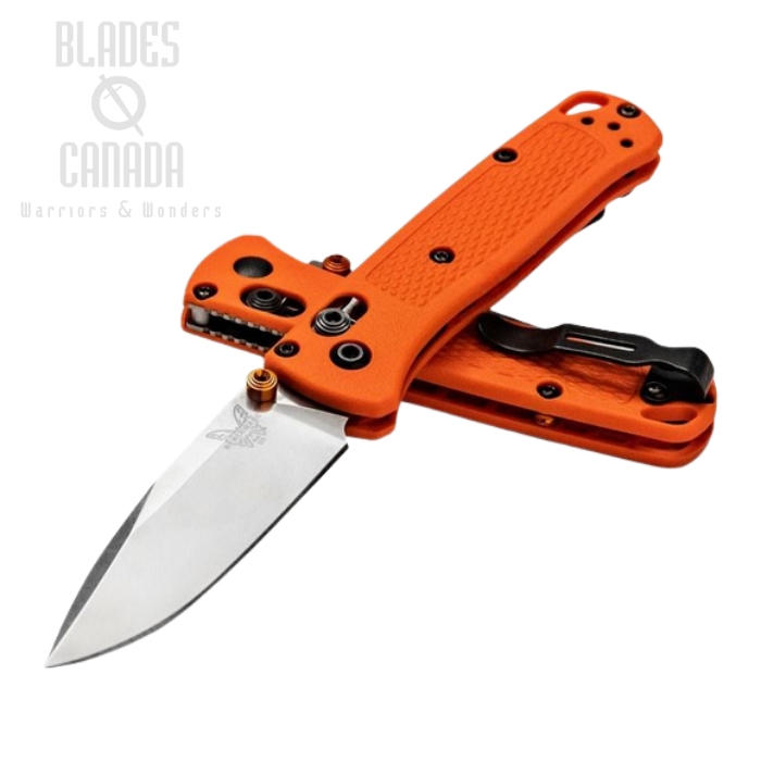 (image for) Benchmade Mini Bugout Folding Knife, S30V, Orange Handle, 533