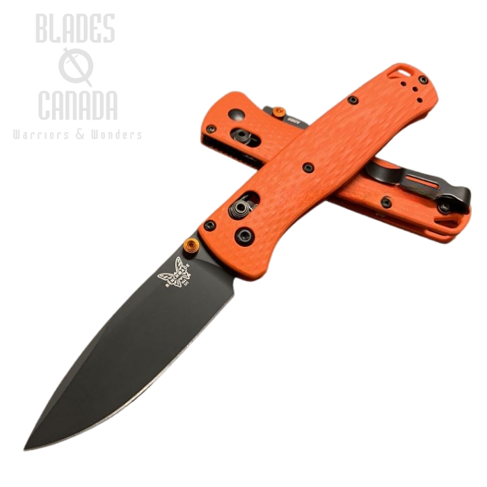 (image for) Benchmade Bugout Folding Knife, 20CV, Orange G10, Orange Thumbstud & Standoffs, 535CU104