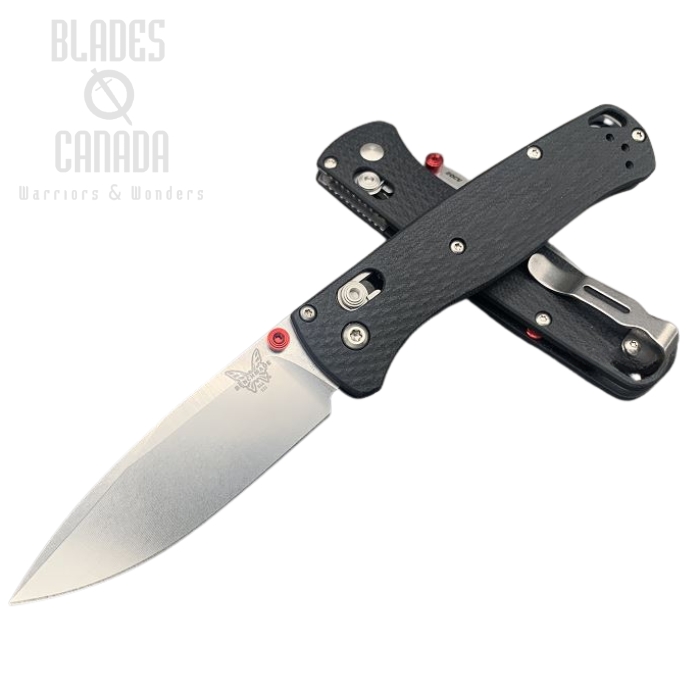 Benchmade Bugout Folding Knife, 20CV, G10 Black, Red Thumbstud & Standoffs, 535CU151 (image for) Benchmade Bugout Folding Knife, 20CV, G10 Black, Red Thumbstud & Standoffs, 535CU151
