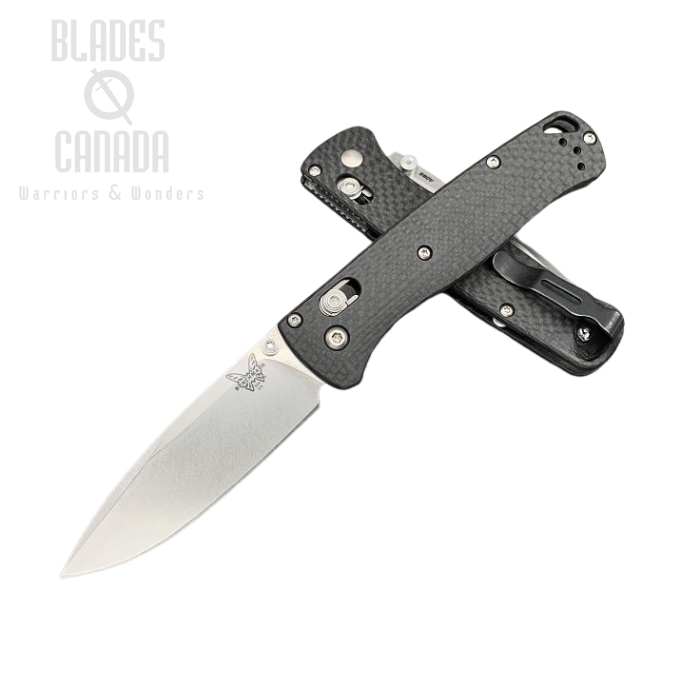 (image for) Benchmade Bugout Customized Folding Knife, S90V, Carbon Fiber, Satin Thumbstud, 535CU205