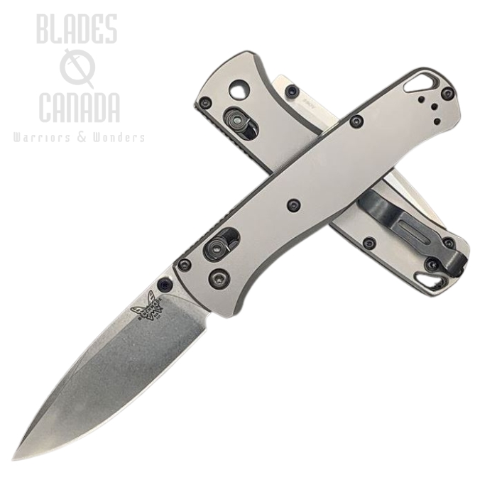 (image for) Benchmade Bugout Customized Folding Knife, S90V, Titanium, Black Thumbstud & Standoffs, 535CU228