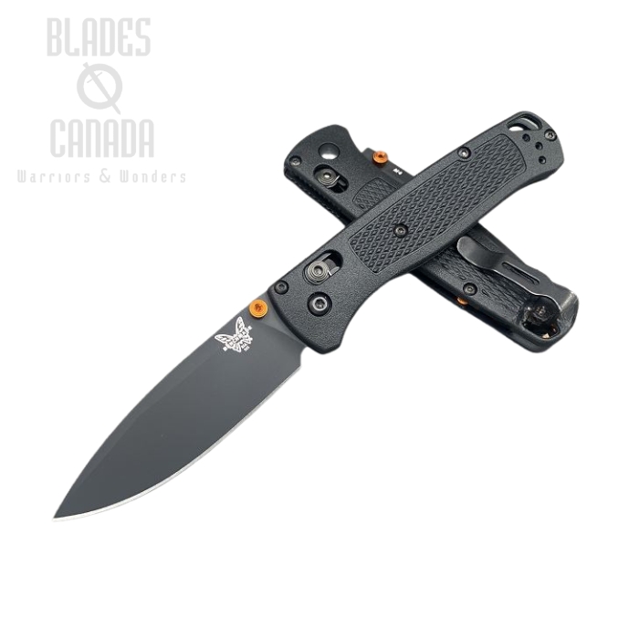 (image for) Benchmade Bugout Customized Folding Knife, M4, Orange Thumbstud & Standoffs, 535CU251