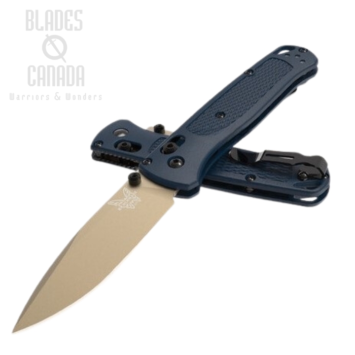 (image for) Benchmade Bugout Folding Knife, S30V, Crater Blue Grivory, 535FE-05