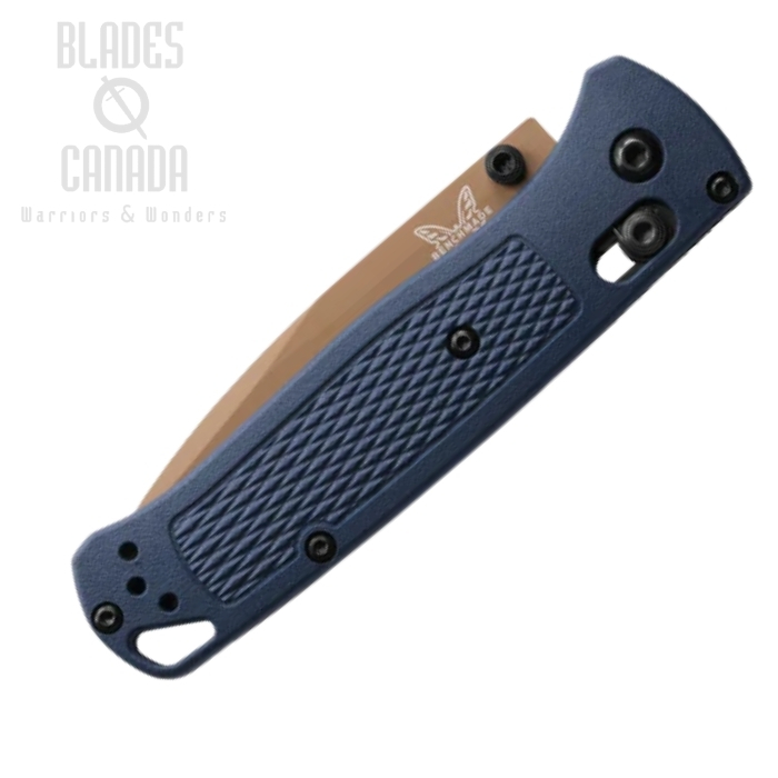 (image for) Benchmade Bugout Folding Knife, S30V, Crater Blue Grivory, 535FE-05