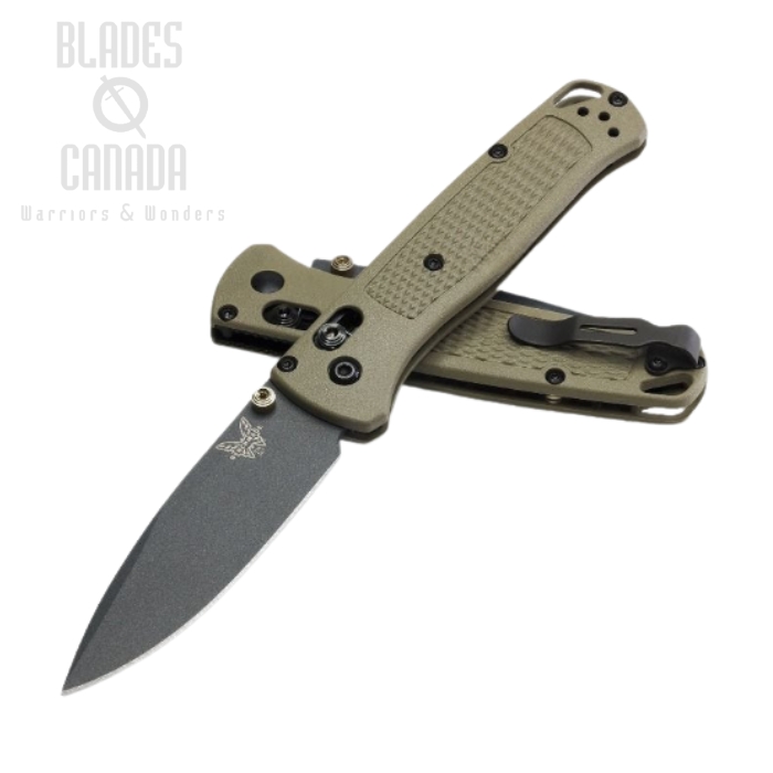 (image for) Benchmade Bugout Folding Knife, CPM S30V, Ranger Green, 535GRY-1