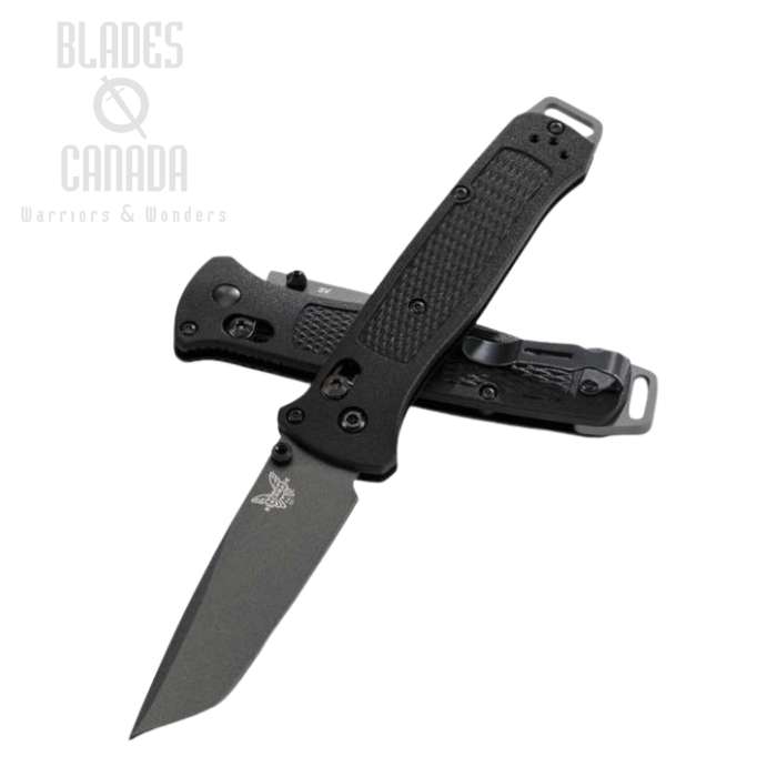 (image for) Benchmade Bailout Tanto Folding Knife, CPM 3V, Black Handle, 537GY