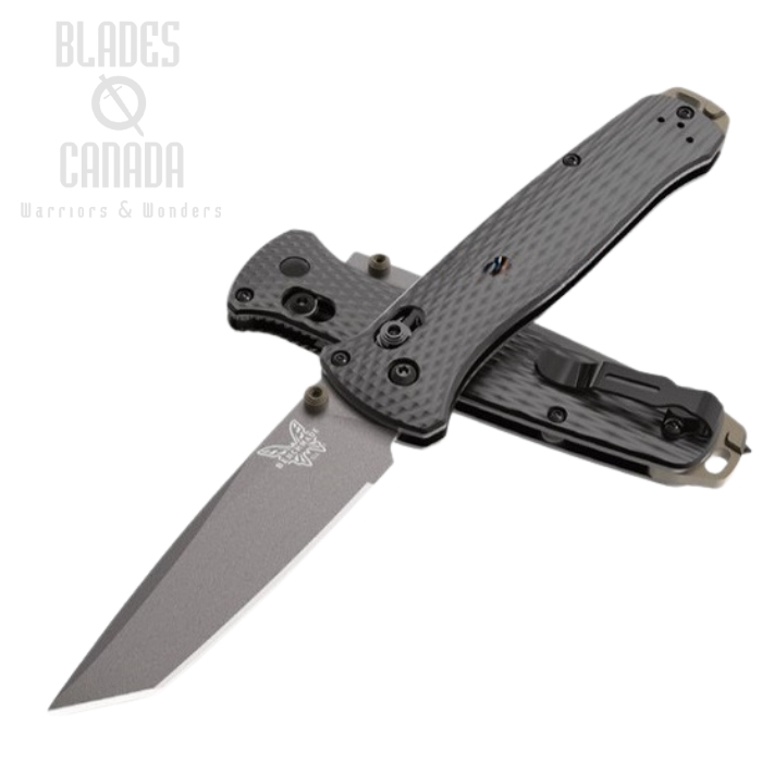 (image for) Benchmade Bailout Folding Knife, CPM-M4 Steel, Aluminum Handle, 537GY-03