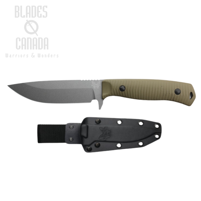 (image for) Benchmade Anonimus Fixed Blade Knife, CPM CruWear, G10 OD Green, 539GY