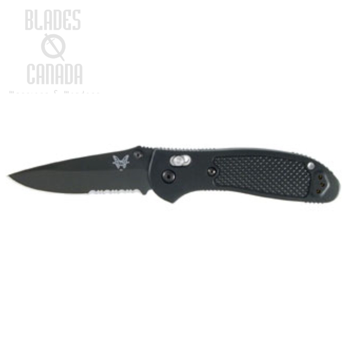 (image for) Benchmade Griptilian Folding Knife, CPM S30V ComboEdge, Black Handle, BM551SBK-S30V