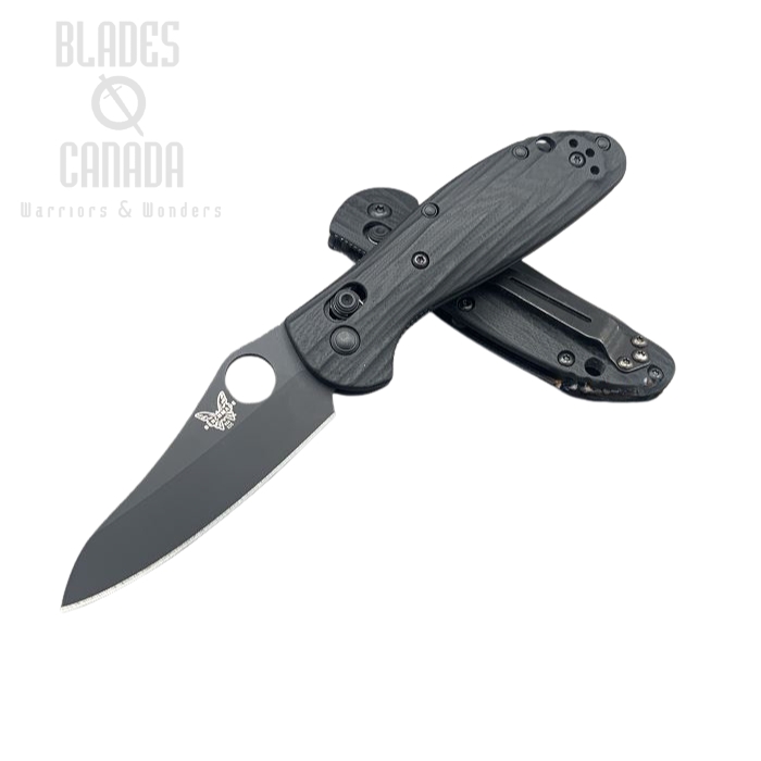 (image for) Benchmade Mini Griptilian Pardue Folding Knife, M4 Steel, G10 Black, 555CU6