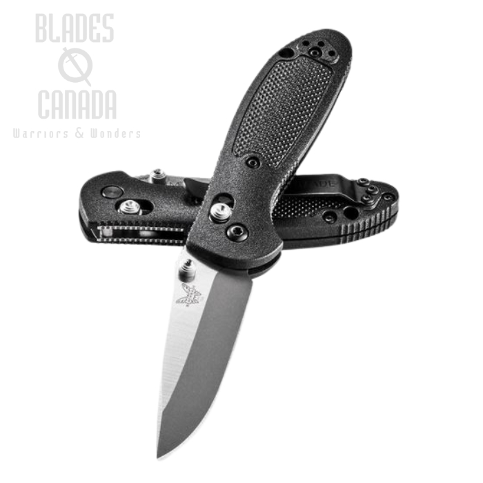 (image for) Benchmade Mini Griptilian Folding Knife, CPM S30V, Black Handle, 556-S30V