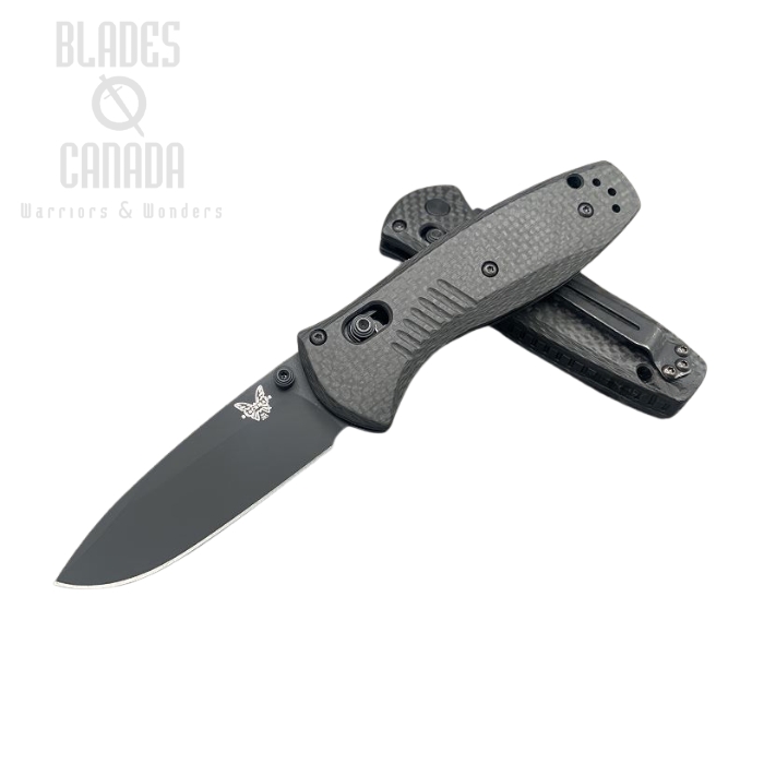 (image for) Benchmade Mini Barrage Osborne Customized Folding Knife, S90V, Assisted Opening, Carbon Fiber, 585CU12