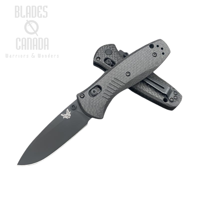 (image for) Benchmade Mini Barrage Osborne Customized Folding Knife, Assisted Opening, M4 Steel, Carbon Fiber, 585CU13