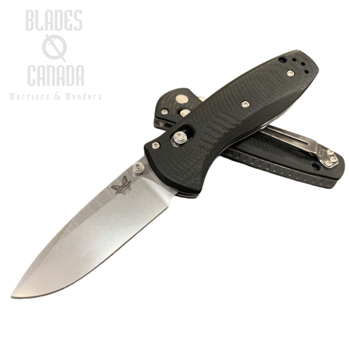 (image for) Benchmade Mini Barrage Osborne Customized Folding Knife, Assisted Opening, 20CV, G10 Black, 585CU17