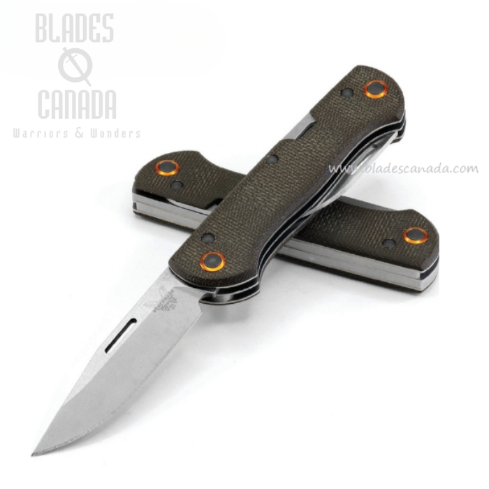 (image for) Benchmade Weekender Slipjoint Folding Knife, CPM S30V, Micarta, 317-1