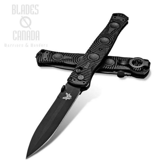 (image for) Benchmade SOCP Folding Knife, D2 Steel, Carbon Fiber Elite, 391BK