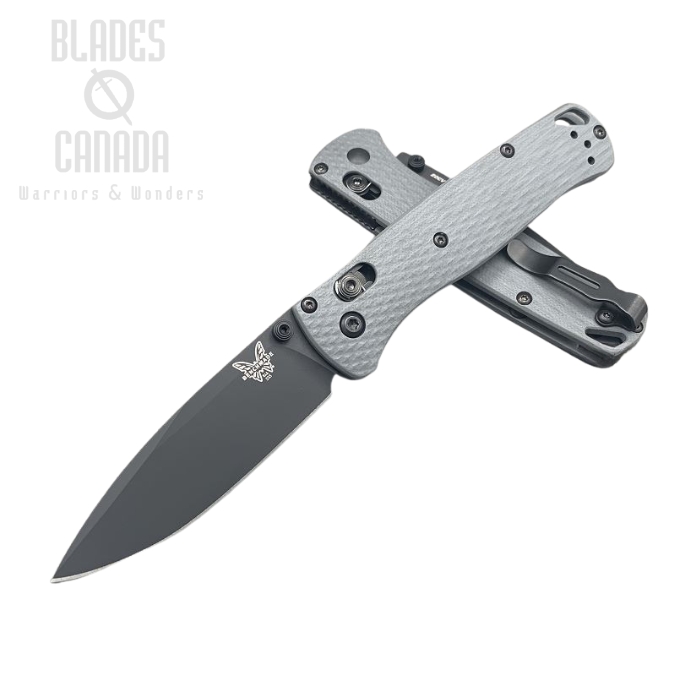(image for) Benchmade Bugout Folding Knife, 20CV, Dark Grey Handle, Black Thumbstud & Standoffs, 535CU11