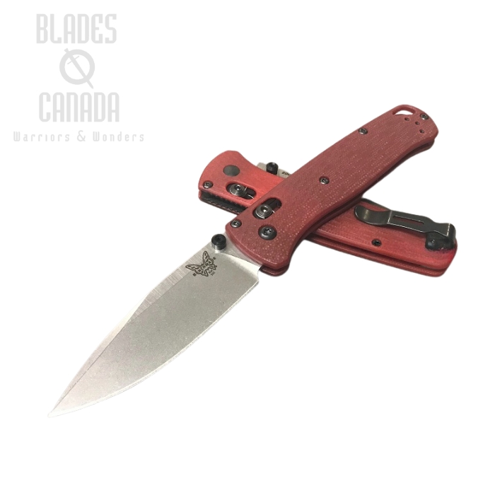(image for) Benchmade Bugout Folding Knife, 20CV, Dark Grey Handle, Black Thumbstud & Standoffs, 535CU11