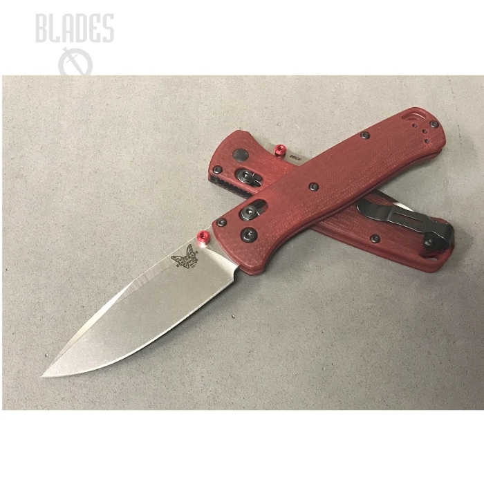 (image for) Benchmade Bugout Folding Knife, CPM S30V, Blue Handle, 535