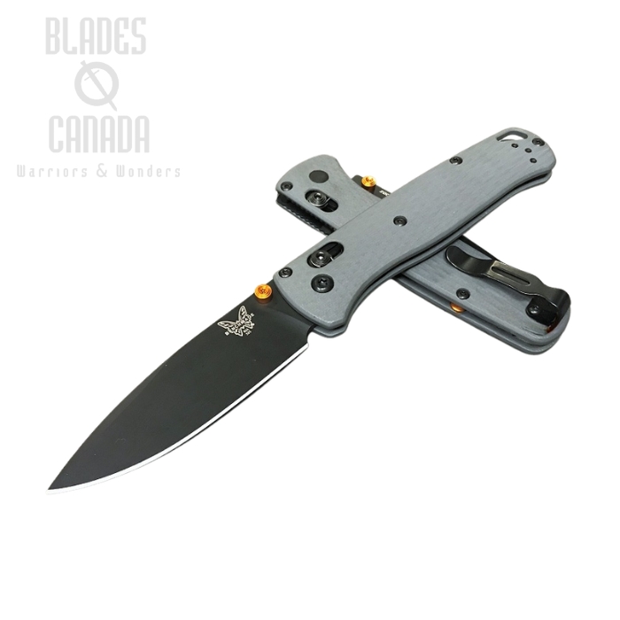 Benchmade Bugout Folding Knife, 20CV, Grey G10, Orange Thumbstud & Standoffs, 535CU137 (image for) Benchmade Bugout Folding Knife, 20CV, Grey G10, Orange Thumbstud & Standoffs, 535CU137