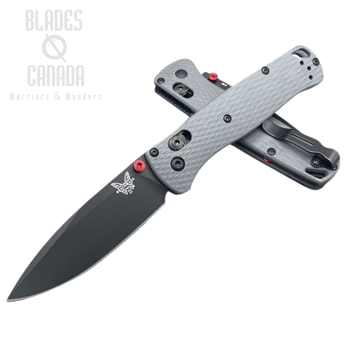 Benchmade Bugout Folding Knife, M4 Steel, Grey G10, Red Thumbstud & Standoffs, 535CU146 (image for) Benchmade Bugout Folding Knife, M4 Steel, Grey G10, Red Thumbstud & Standoffs, 535CU146