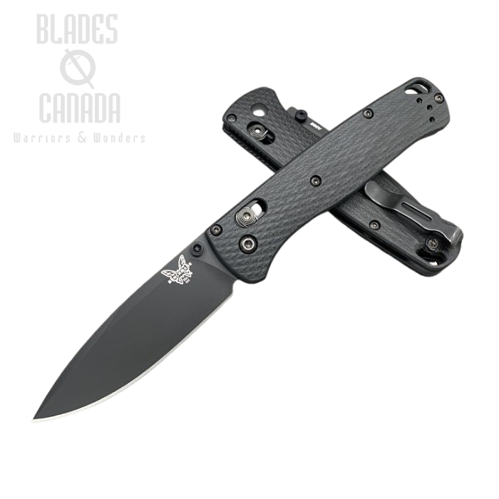 (image for) Benchmade Bugout Customized Folding Knife, S90V Black, G10 Black, Black Thumbstud & Standoffs, 535CU216