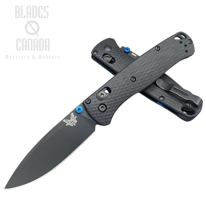 (image for) Benchmade Bugout Customized Folding Knife, S90V, G10, Blue Thumbstud & Standoffs, 535CU217