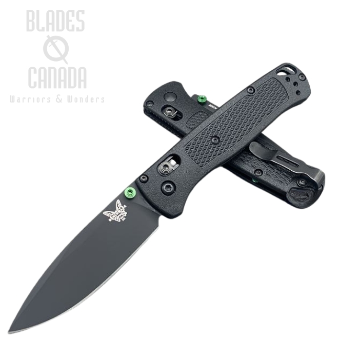 (image for) Benchmade Bugout Folding Knife, 20CV, Green Thumbstud & Standoffs, 535CU37