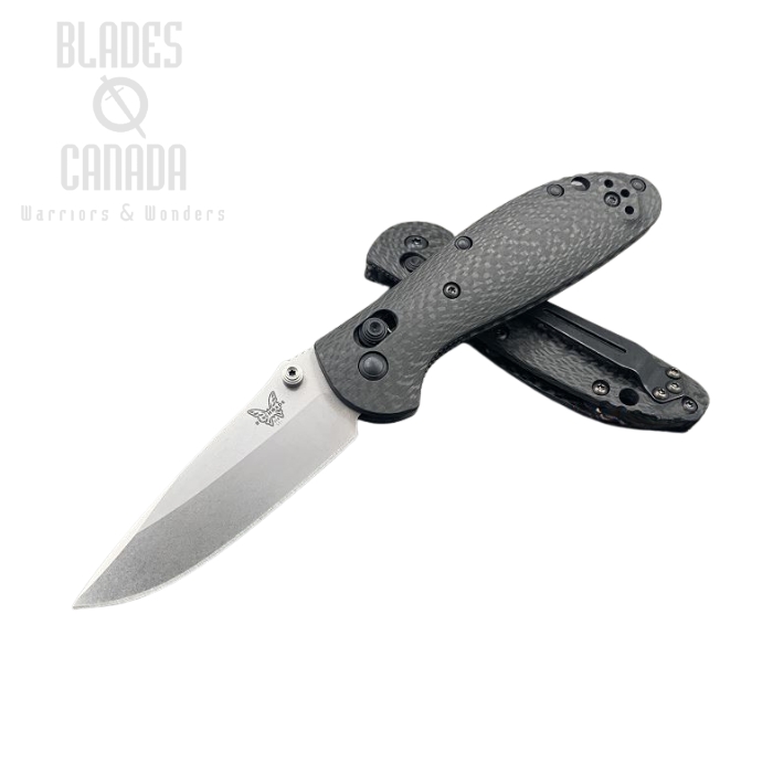 (image for) Benchmade Mini Griptilian Pardue Folding Knife, S90V, Carbon Fiber, 556CU14