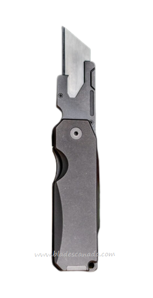 Big Idea Design Utility Framelock Folding Knife, Replaceable Blades, Titanium, 735277
