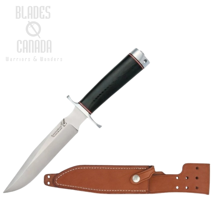 (image for) Blackjack Classic Model 7 Fixed Blade Knife, A2, Micarta Black, B7BM