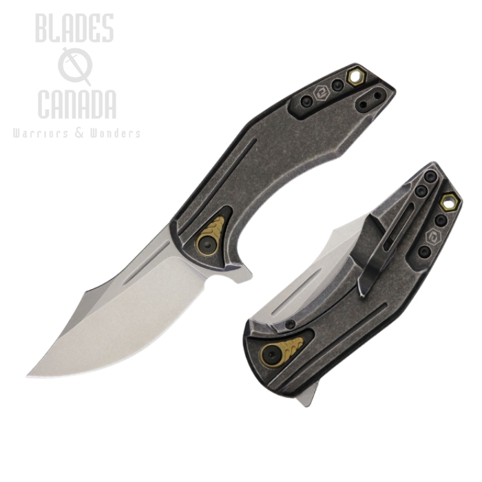 Bladerunners Systems Overwatch Flipper Framelock Knife, CPM S35VN, Titanium, BRS004 (image for) Bladerunners Systems Overwatch Flipper Framelock Knife, CPM S35VN, Titanium, BRS004