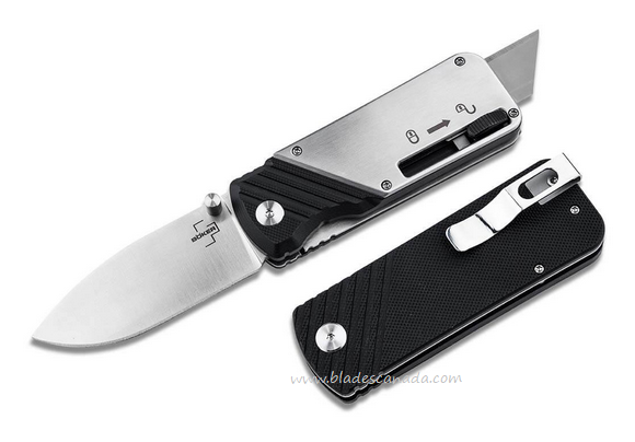 Boker Plus Bill N Ted Operation Folding Knife w/Exacto Knife, D2, G10/Aluminum, 01BO629