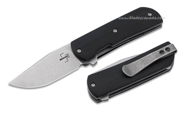 Boker Plus Urban Trapper Flipper Folding Knife, VG10, G10 Black, 01BO639