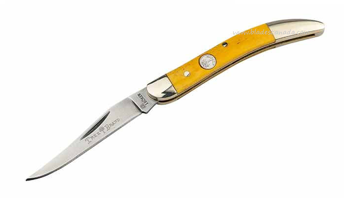 Boker Manufaktur Traditional Series 2.0 Slipjoint Folding Knife, D2, Bone Yellow, 110845