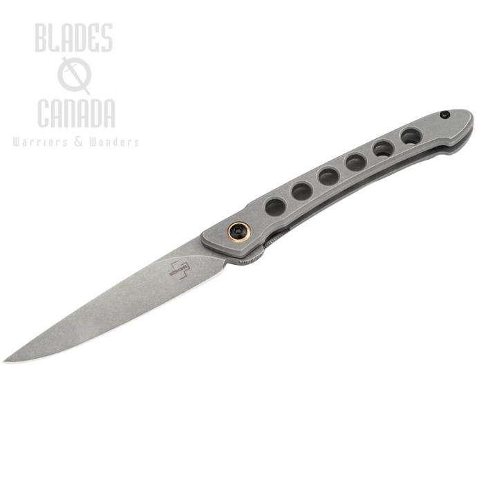 Boker Plus Urban Spillo Framelock Folding Knife, 440C, Stainless Handle, 01BO475 Boker Plus Urban Spillo Framelock Folding Knife, 440C, Stainless Handle, 01BO475