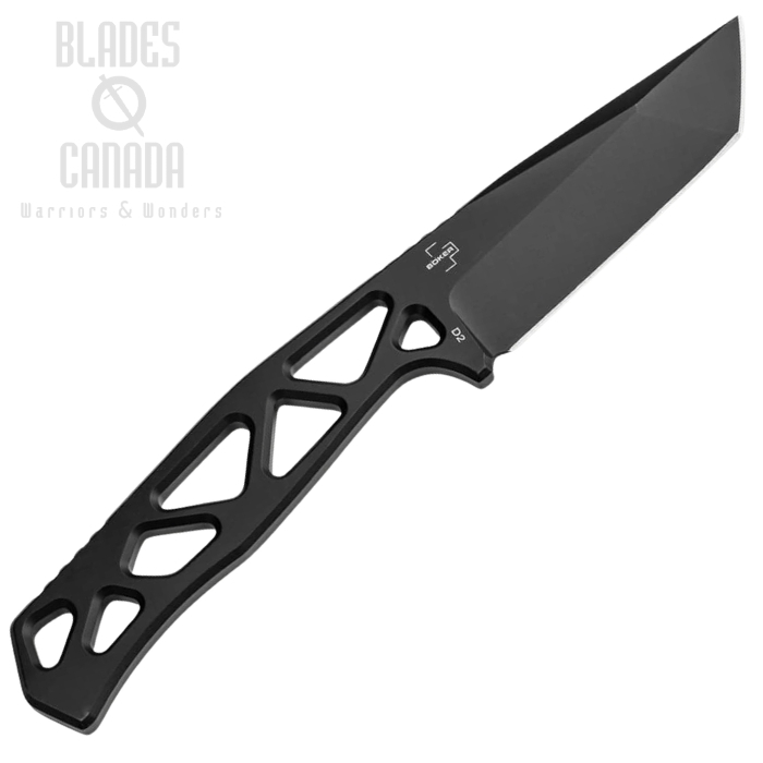 (image for) Boker Heckler & Koch FX01 Fixed Blade Knife, D2 Black, Stainless Black, Kydex Sheath, 02HK002