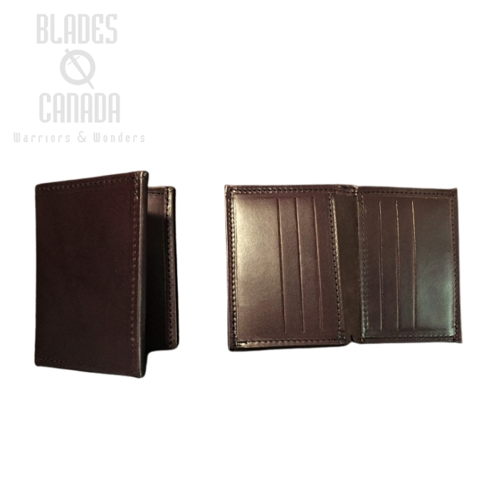 (image for) Boston Leather 165S-1CC Book Style Wallet - Brown