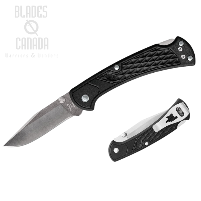(image for) Buck Slim Ranger Select Folding Knife, 420HC Steel, GFN Black, 0112BKS1