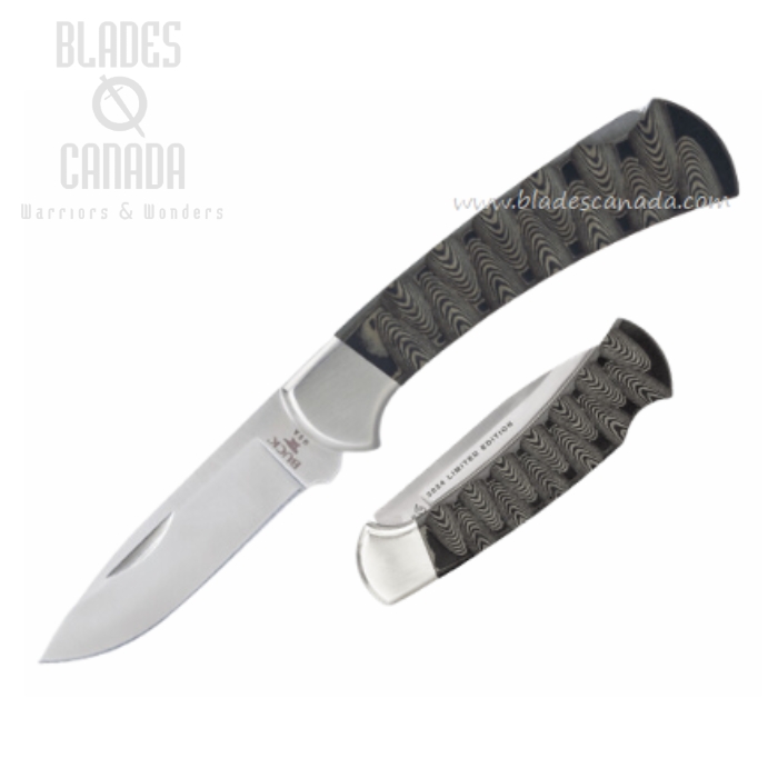 (image for) Buck 112 Ranger Pro 2024 Legacy Collection Folding Knife, S45VN, Richlite Black/Brown, 0112BKSLE2